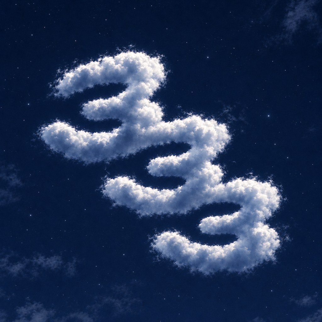 333 cloud at night